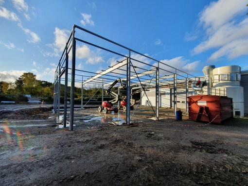 Agrandissement de 400m&sup2; Atelier