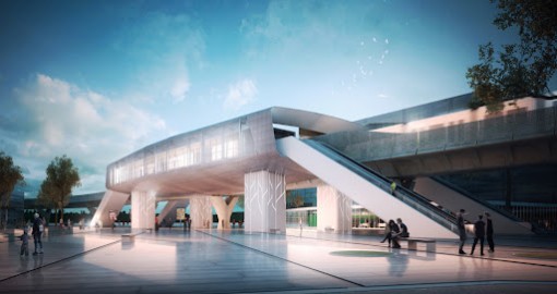 Station m&eacute;tro Cesson- Via Silva - ouverture report&eacute;e d&eacute;but 2022